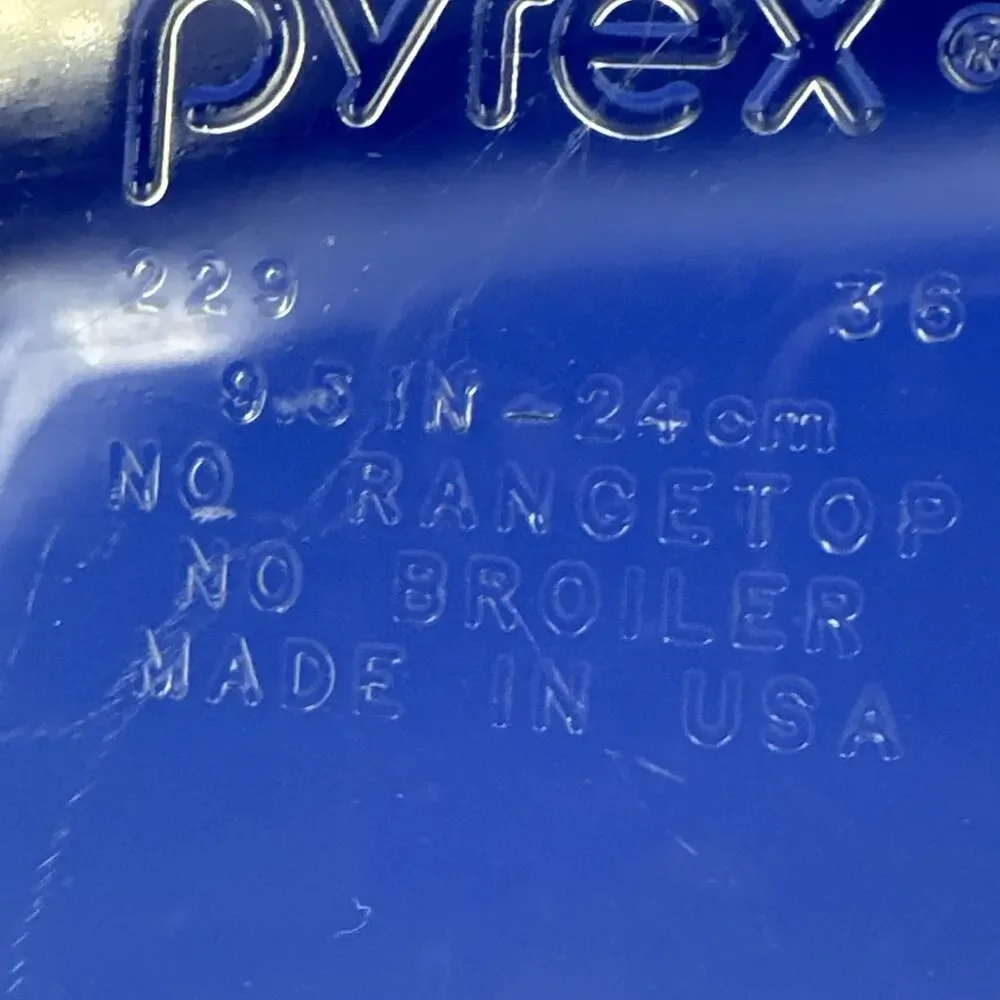 Vintage PYREX #229 Clear Glass 9.5